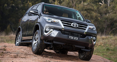 Toyota Fortuner name already strong