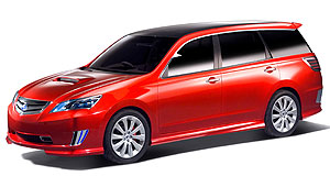 Subaru tempts with stretched Exiga seven-seat wagon
