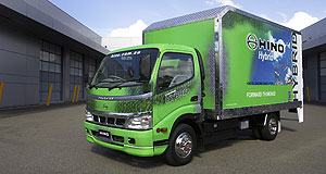 Hino's hybrid truck