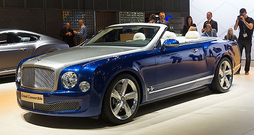 LA show: Bentley Grand Convertible drops in