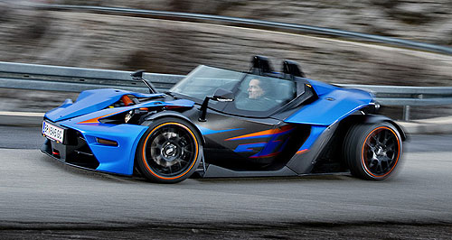 KTM reveals X-Bow GT – replete with windscreen