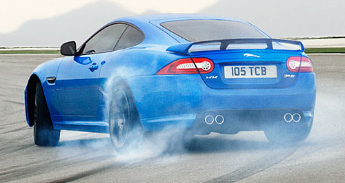 Jaguar shows XKR-S in action