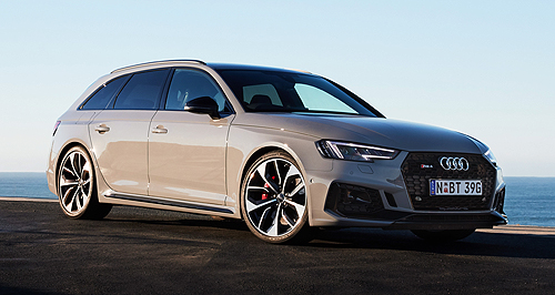 Audi RS4 Avant blasts in from $152,900 BOCs