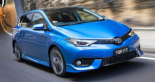 Two-look Toyota Corolla touches down