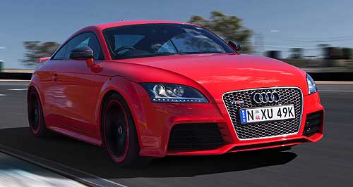 Super-quick Audi TT RS Plus hits Oz at $140K