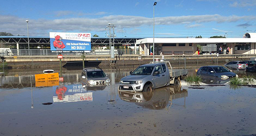 Car dealers caught in cyclone, flood damage