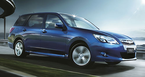 Subaru loads up Exiga for summer holiday