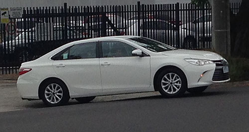Toyota’s 2015 Camry spied