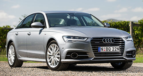 Audi A6 closes in on German rivals