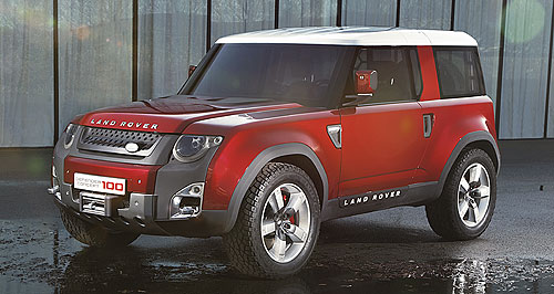 New Land Rover Defender not previewed by DC100