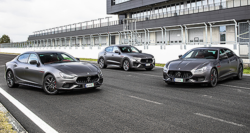 Maserati lobs Ghibli, Levante & Quattroporte Trofeos