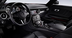 First look inside: Benz unwraps SLS interior