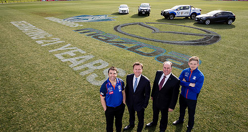 Mazda re-signs sponsorship with Kangaroos