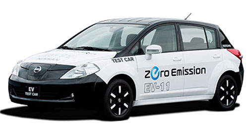 Nissan preview EV platform on Tiida prototype