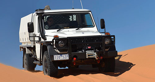 End of the track for Mercedes G-Pro