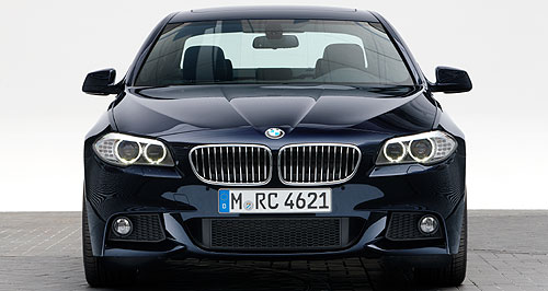 BMW’s new twin-turbo M5 shapes up