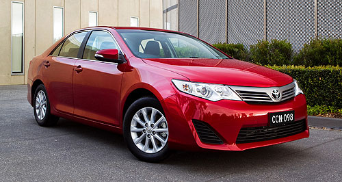Camry sales slide right on target, says Toyota