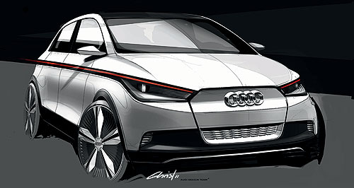 Frankfurt show: Audi sketches A2 concept