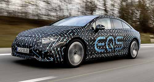 Mercedes-Benz EQS EV here early 2022