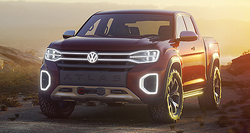New York show: VW builds biggest ute