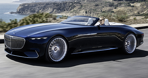 Mercedes-Maybach 6 Cabriolet Concept unwrapped