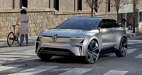 Renault reveals electric Morphoz concept car