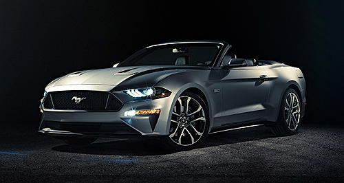 Convertible follows Ford Mustang coupe update