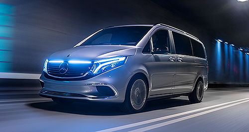 Geneva show: Mercedes-Benz powers up Concept EQV