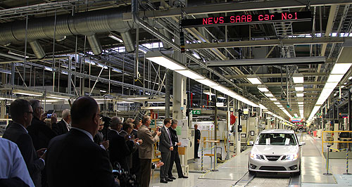 Saab production re-commences