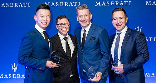 Maserati names best dealership staff