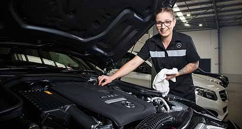 Aussie Benz apprentices land US scholarship