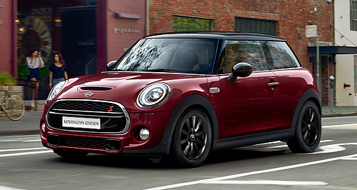 Limited-edition Mini Hatch is red
