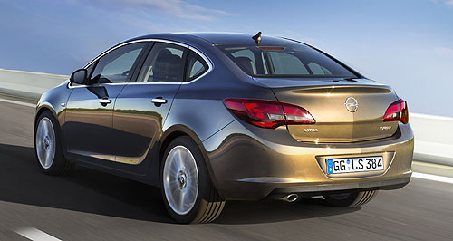 Opel Astra sedan not for Oz