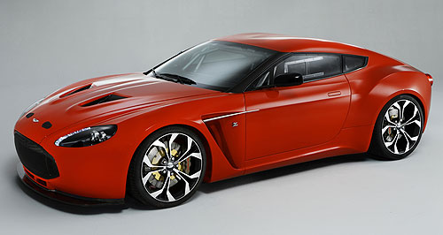 Aston Martin uncovers V12 Zagato coupe