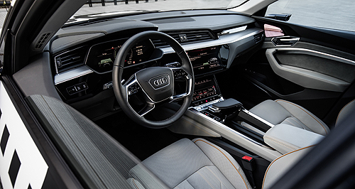 Audi reveals futuristic e-tron interior