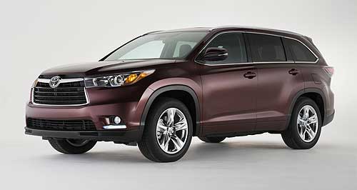 New York show: Toyota Kluger has a growth spurt