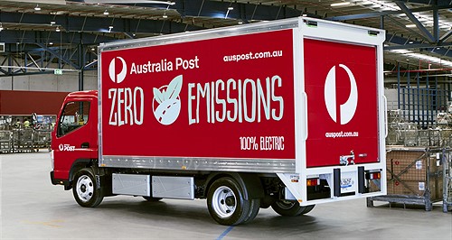 Salvos, Australia Post trial electric trucks