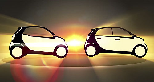 Paris show: Smart ForTwo and ForFour previewed