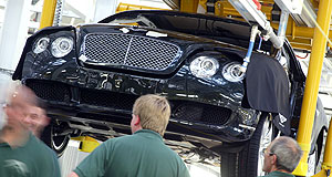Bentley pulls on production handbrake