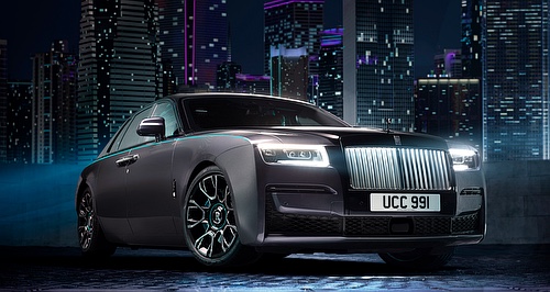 Black Badge applied to Rolls-Royce Ghost