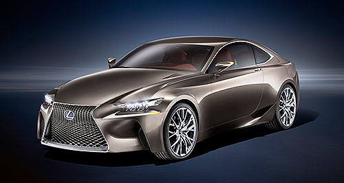 Paris show: Lexus concept points to new IS coupe