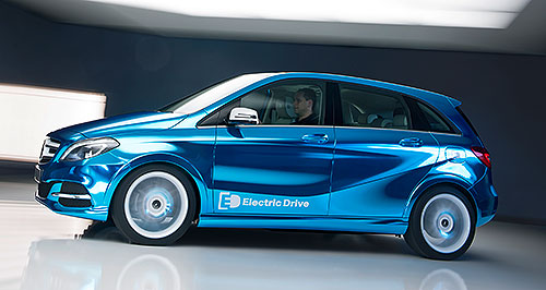 Paris show: Benz electrifies the B-Class