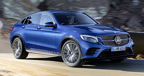 New York show: Benz GLC Coupe is no BMW X4 clone
