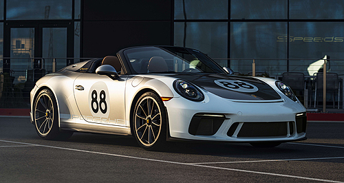 Porsche to auction 911 Speedster for charity