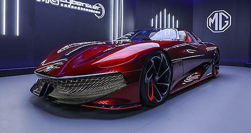 MG confirms Cyberster electric sportscar production