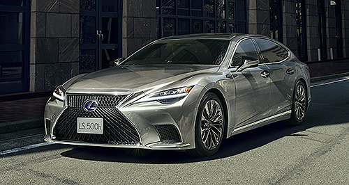 Lexus gives flagship LS a tickle for the New Year