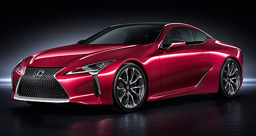 Lexus shows off LC luxury coupe