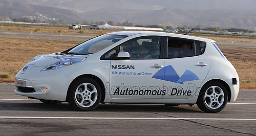 Nissan maps out self-steering future – with a driver