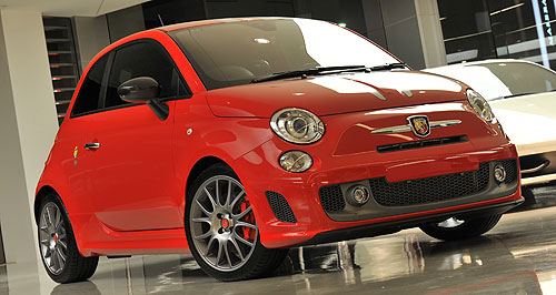 Ferrari-inspired Abarth 500 lands at $70K