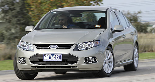 Ford Falcon EcoBoost on slow burn